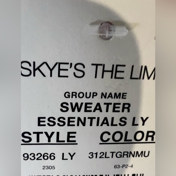 B11.15 NWT Skye’s the Limit Speckled Popcorn Sweater (Plus Size) 1X - Picture 10 of 10